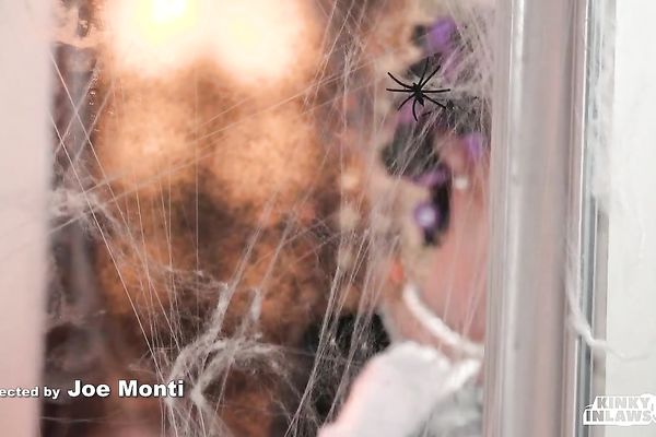 Halloween taboo fuck with sexy Ukrainian babe Shrima Malati and stepfather