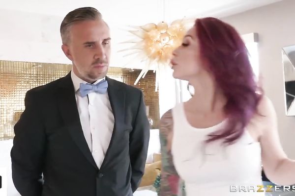 Inked young hussy was forced into vigorous sex by her perverted stepdad