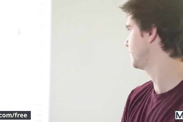 Brown-haired cutie snuck into his friend’s house to leave him a gift