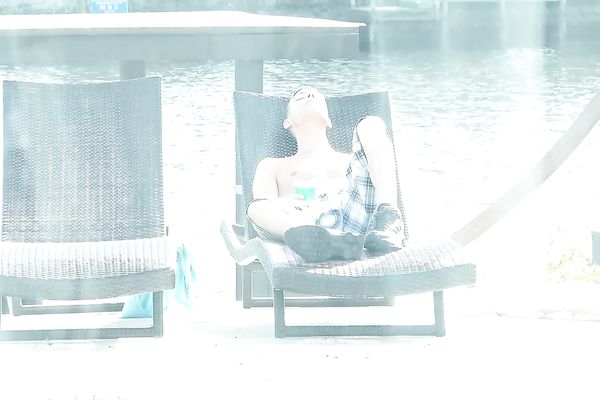 Brunette beauty gentle riding fuck