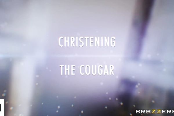 Big-assed mom with big fake juggs sucks and rides on a huge dong