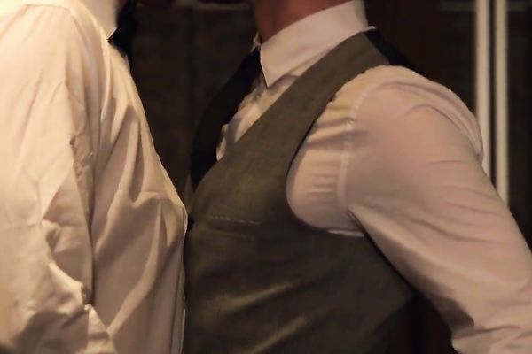 Nightclub threesome as birthday present