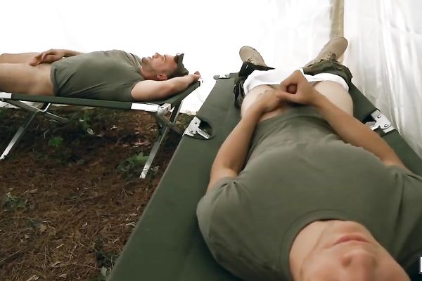 All-soldier orgy